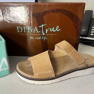 DIBA-True natural suede camp out sandal